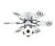 Westinghouse 78170 Soccer Ceiling Fan