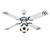 Westinghouse 78739 Football Black and White Ceiling...