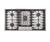 Whirlpool 36 in. GLS3665R Gas Cooktop