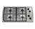 Whirlpool 36 in. SCS3617RS Gas Cooktop